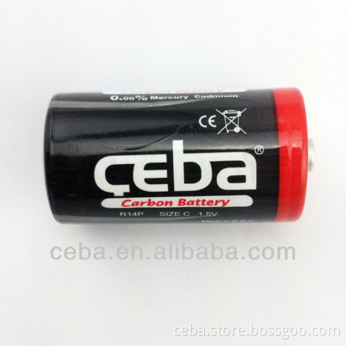 China manufacturer/Shenzhen battery/Shrink wrap/c size r14 battery 1.5v/r14